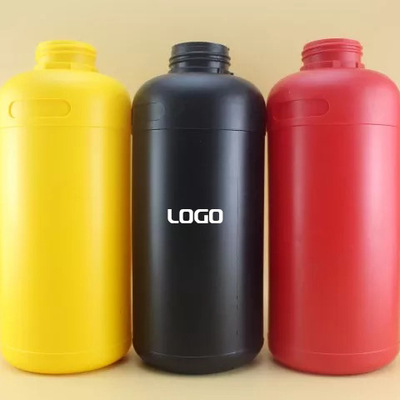 1000 مل HDPE حاوية بلاستيكية الحبر الزجاجات الكيميائية البلاستيكية فارغة مع غطاء المسمار البلاستيك