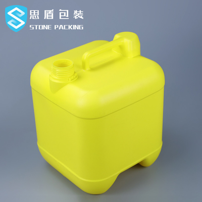 حاوية بلاستيكية عيار 39 مم صفراء HDPE 360 * 300 * 410 مم