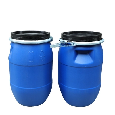 وعاء بلاستيك HDPE اسطوانة 30 لتر 160 لتر مع حلقة حديدية