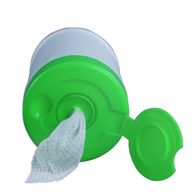 مناديل كحول قطن HDPE بلاستيك جركن بلاستيك دلو مع غطاء OEM ODM