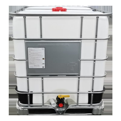 White IBC Chemical Tanks HDPE 300 Gallon Chemical Tote