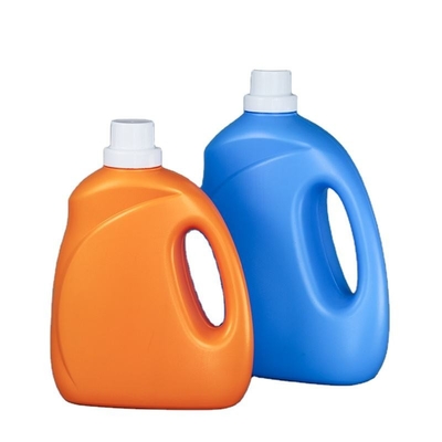 HDPE المنظفات السائلة زجاجة بلاستيكية منظفات الغسيل مع غطاء بلاستيكي