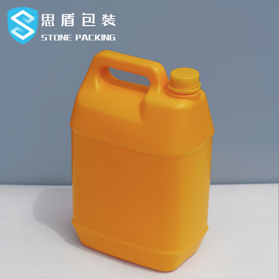 عيار 35 ملم كيميائي سائل 5 لتر HDPE حاوية بلاستيكية مانعة للتسرب