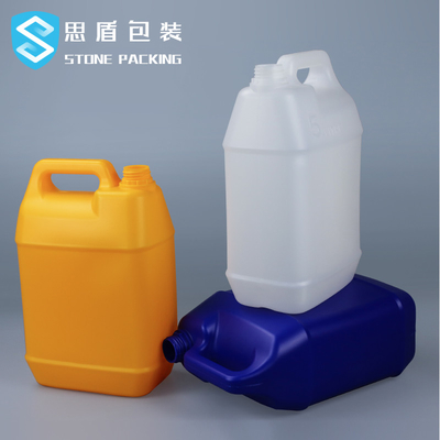 عيار 35 ملم كيميائي سائل 5 لتر HDPE حاوية بلاستيكية مانعة للتسرب