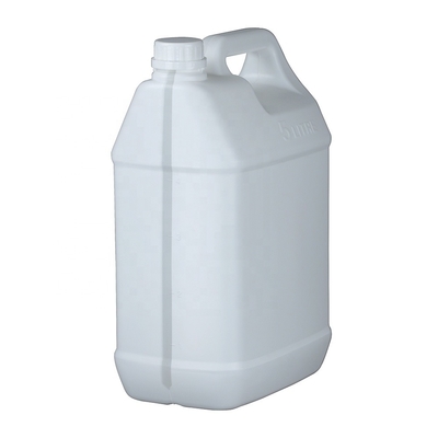 220G مربع زجاجة HDPE فارغة عبوات 5L حمض القلوي مقاومة