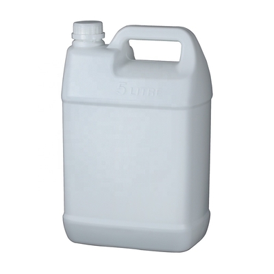 220G مربع زجاجة HDPE فارغة عبوات 5L حمض القلوي مقاومة