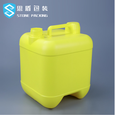 حاوية بلاستيكية عيار 39 مم صفراء HDPE 360 * 300 * 410 مم