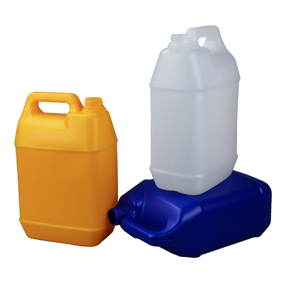 زجاجة بلاستيكية كيميائية يومية 35 مم HDPE 5 لتر طبل بلاستيك 192 * 125 * 305 مم