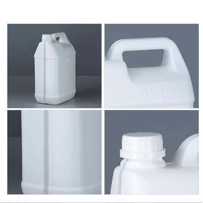 عيار 30 ملم HDPE زجاجة بلاستيكية 5 لتر طبل بلاستيك 220 جرام