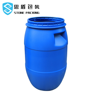 وعاء بلاستيك HDPE اسطوانة 30 لتر 160 لتر مع حلقة حديدية