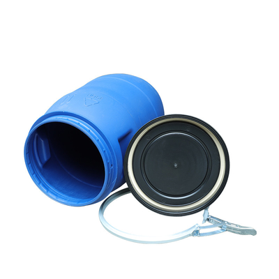 وعاء بلاستيك HDPE اسطوانة 30 لتر 160 لتر مع حلقة حديدية