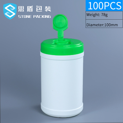 750 مل HDPE البلاستيك جركن 80 * 125 مم دلو مسح الرطب