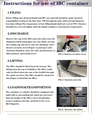 White IBC Chemical Tanks HDPE 300 Gallon Chemical Tote